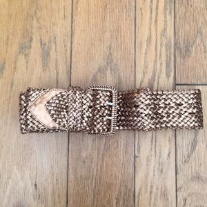 Woven Gold Belt